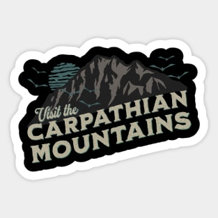 Visit the Carpathian Mountains Sticker